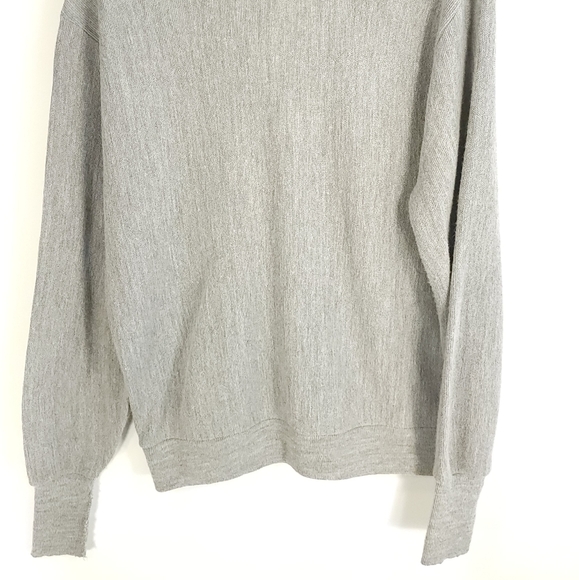 Vtg Izod Lacoste Cardigan Sweater Men's Large Gray Grandpa Grunge Geek USA - Picture 7 of 10